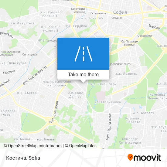 Карта Костина