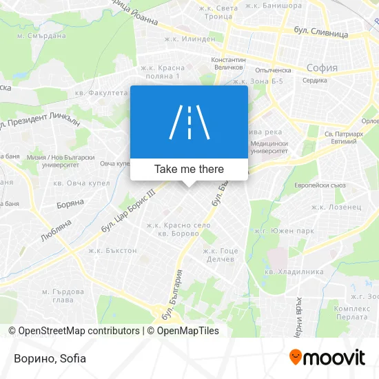 Карта Ворино