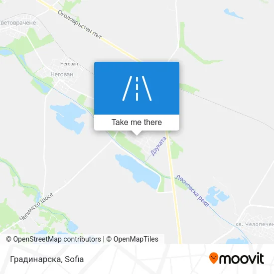 Карта Градинарска