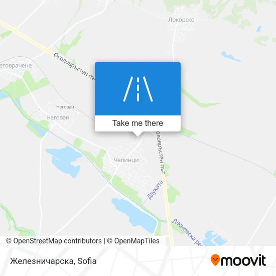 Карта Железничарска
