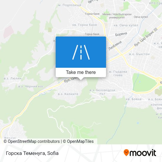 Горска Теменуга map