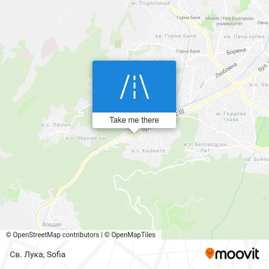 Карта Св. Лука