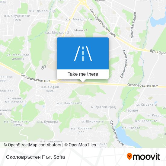 Околовръстен Път map