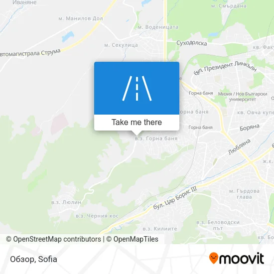Карта Обзор
