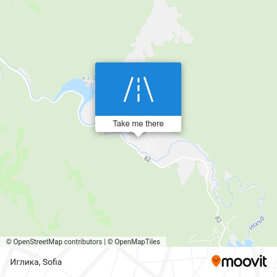 Иглика map