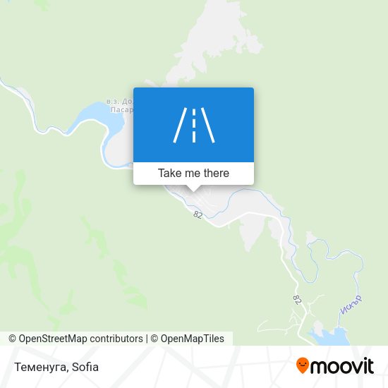 Теменуга map