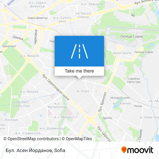 Бул. Асен Йорданов map