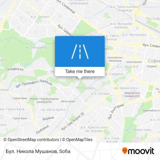Бул. Никола Мушанов map