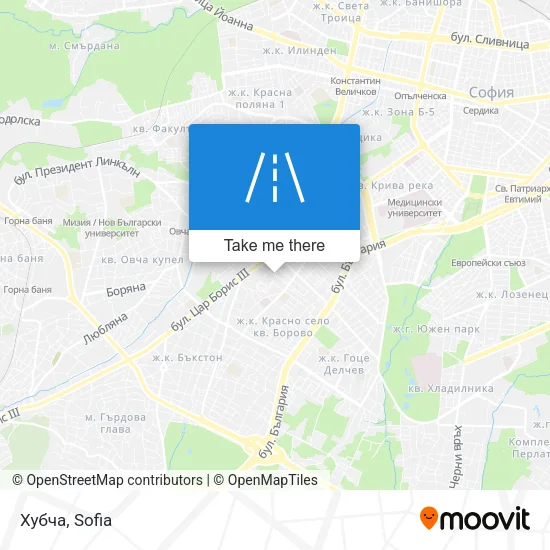 Хубча map