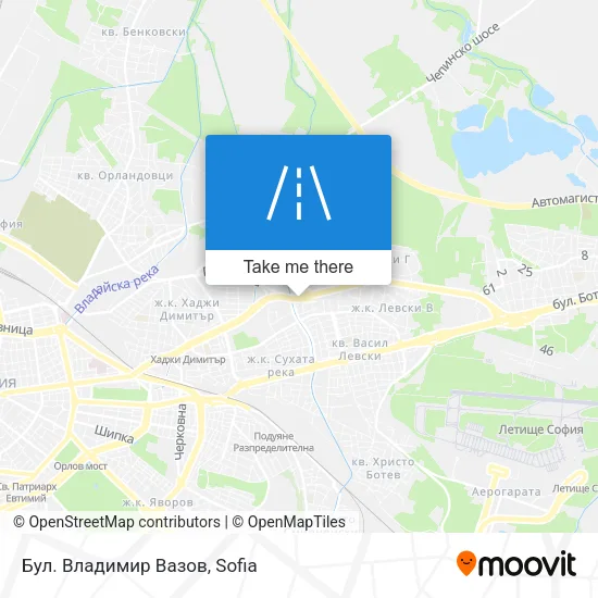 Бул. Владимир Вазов map