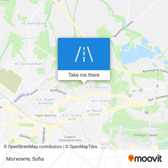 Могилите map