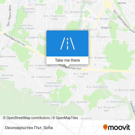 Околовръстен Път map