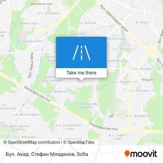 Бул. Акад. Стефан Младенов map