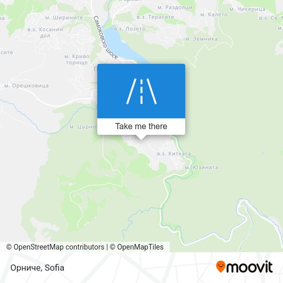 Орниче map
