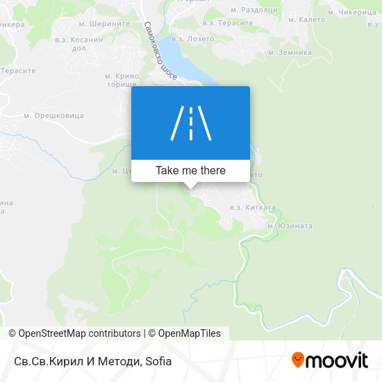 Св.Св.Кирил И Методи map