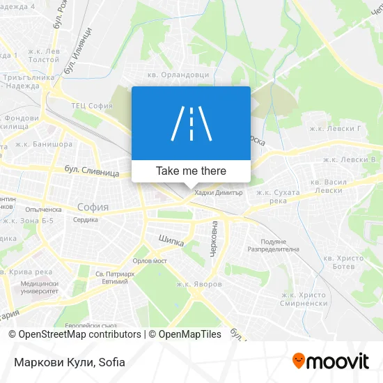 Карта Маркови Кули