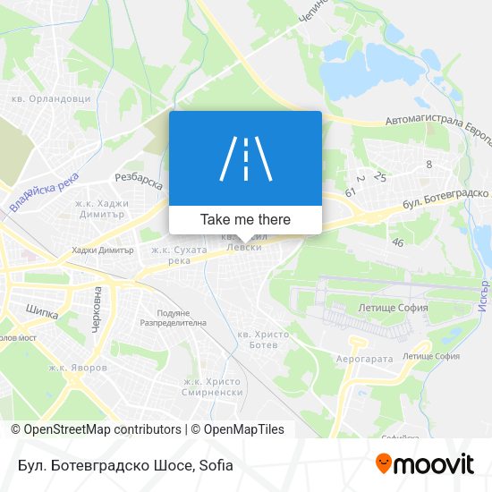 Карта Бул. Ботевградско Шосе
