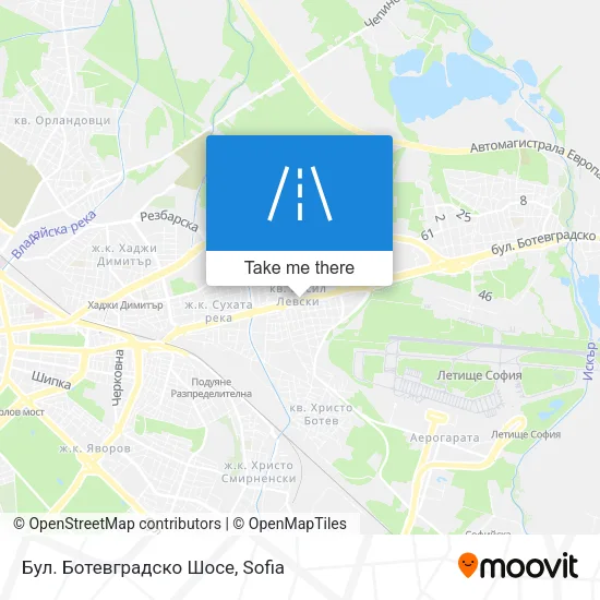 Карта Бул. Ботевградско Шосе