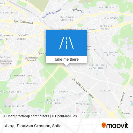 Акад. Людмил Стоянов map