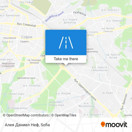 Алея Даниел Неф map