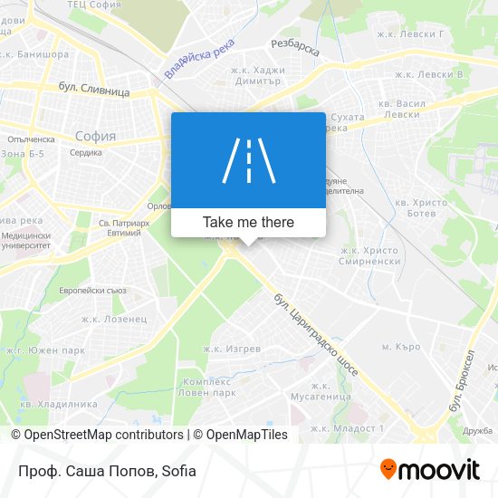 Проф. Саша Попов map