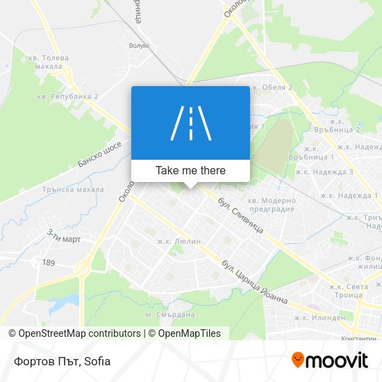 Фортов Път map