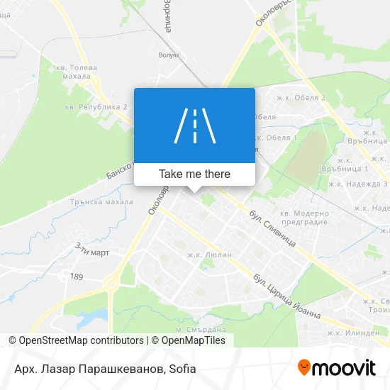 Карта Арх. Лазар Парашкеванов