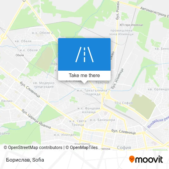 Карта Борислав