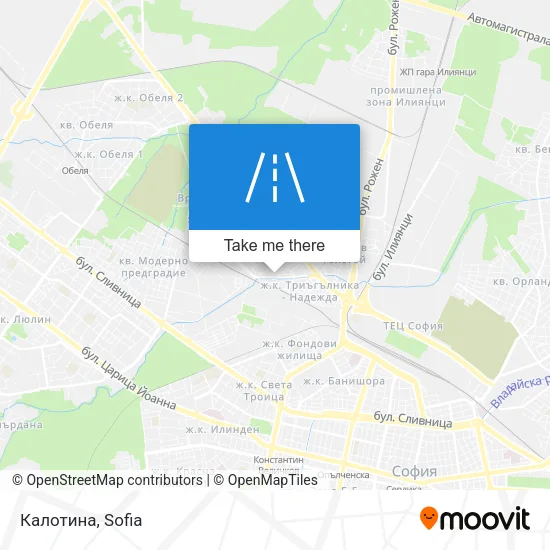 Карта Калотина