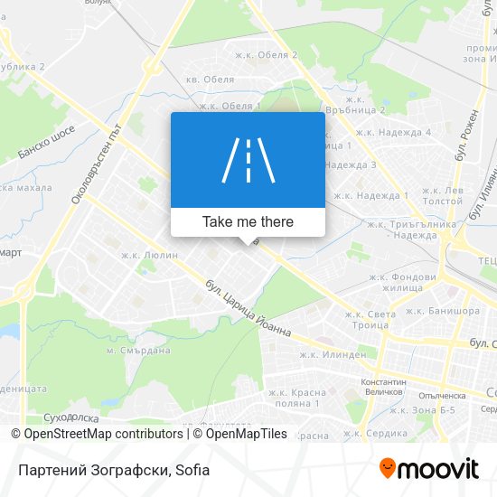 Партений Зографски map