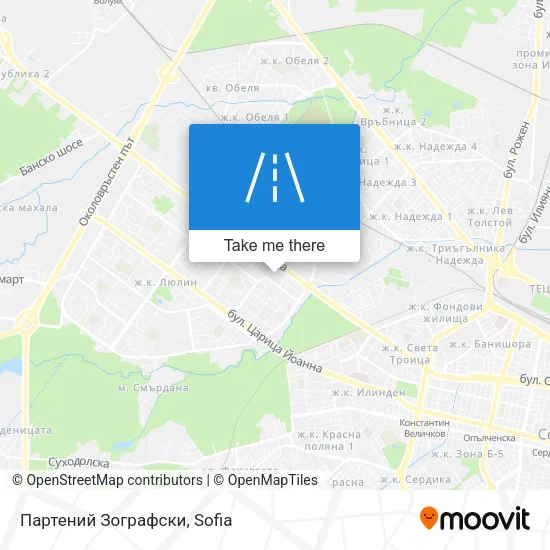 Карта Партений Зографски