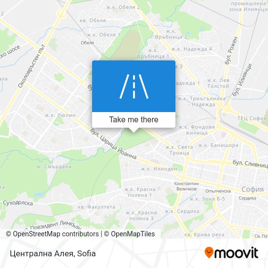 Централна Алея map