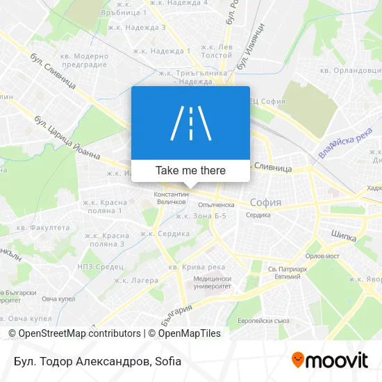 Бул. Тодор Александров map