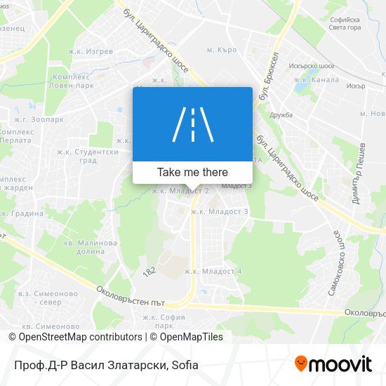 Проф.Д-Р Васил Златарски map