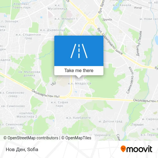 Карта Нов Ден