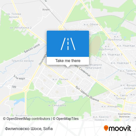 Филиповско Шосе map