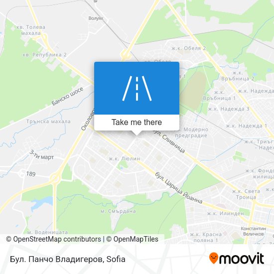 Бул. Панчо Владигеров map