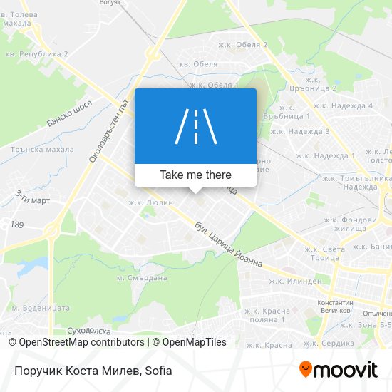 Поручик Коста Милев map