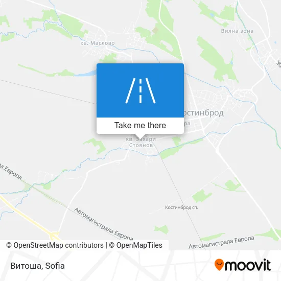 Карта Витоша