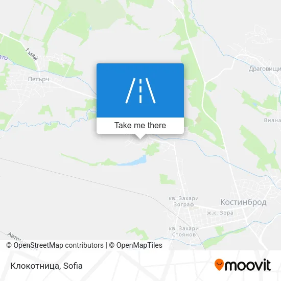 Карта Клокотница