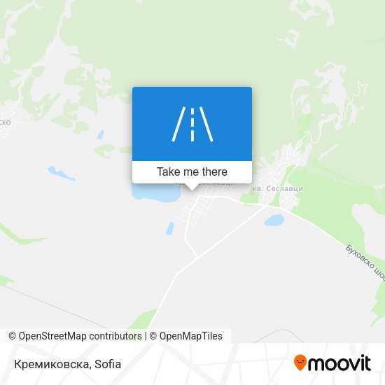 Кремиковска map