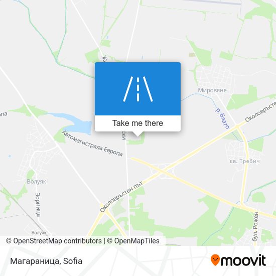 Магараница map