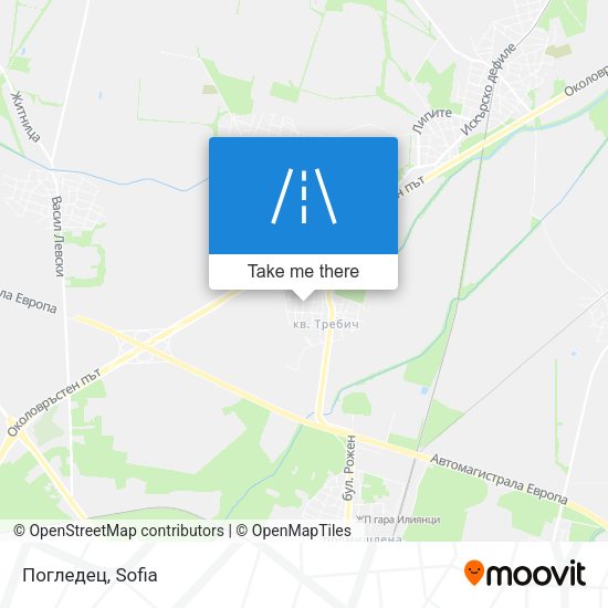 Погледец map