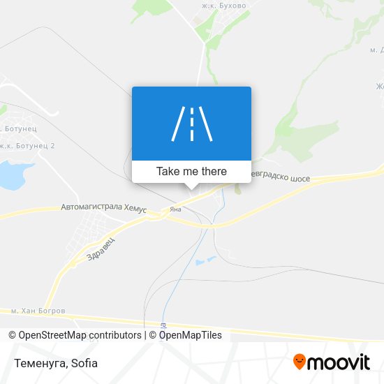 Теменуга map