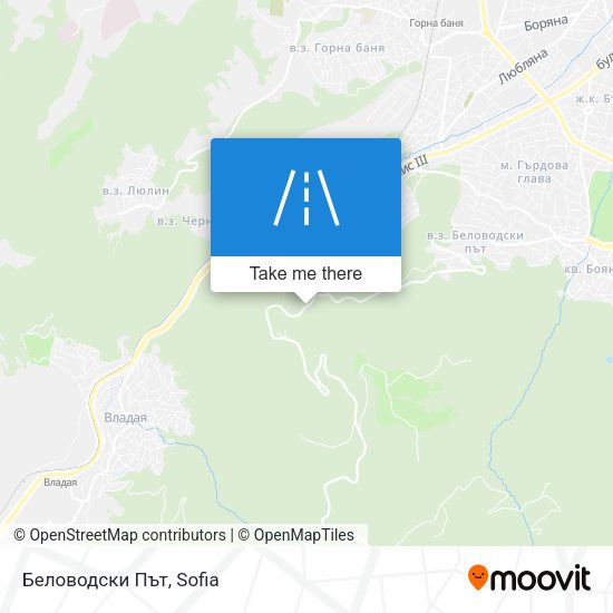 Беловодски Път map