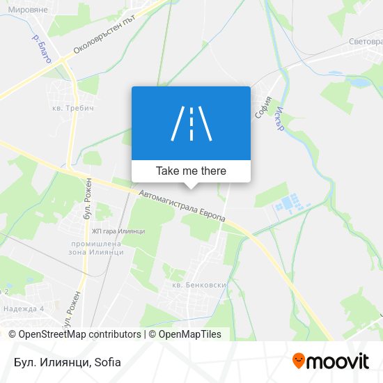 Бул. Илиянци map