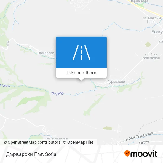 Карта Дърварски Път