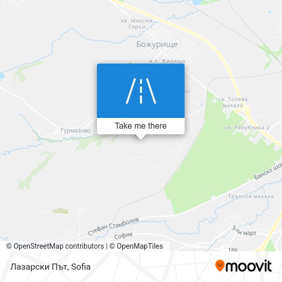 Лазарски Път map
