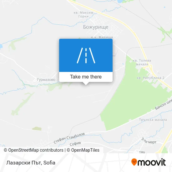 Лазарски Път map