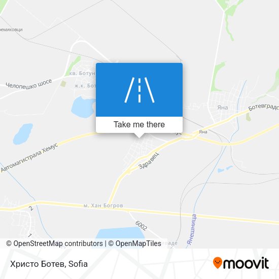 Христо Ботев map